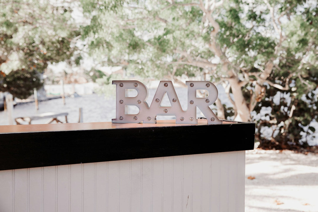 a wedding bar