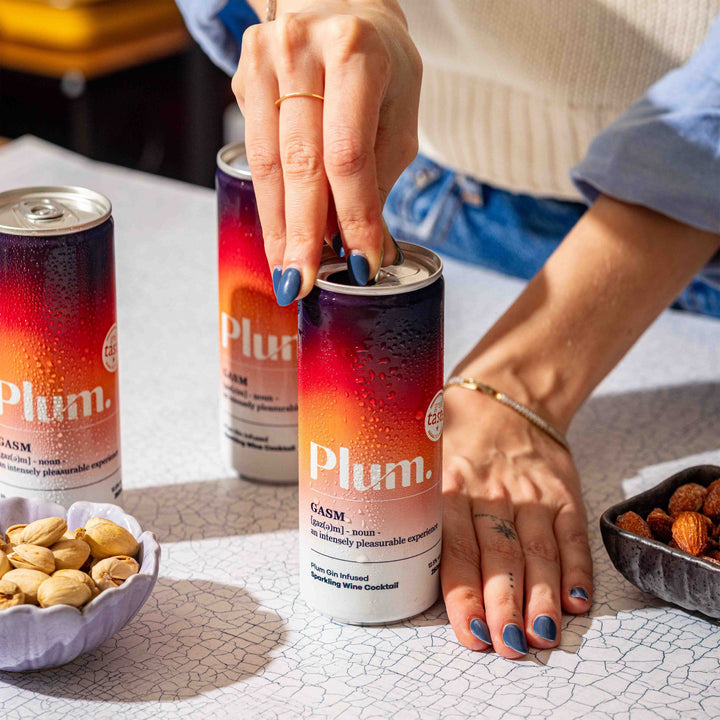 Gasm Drinks Plum, Gin-Infused, Fizz Cans 250ml