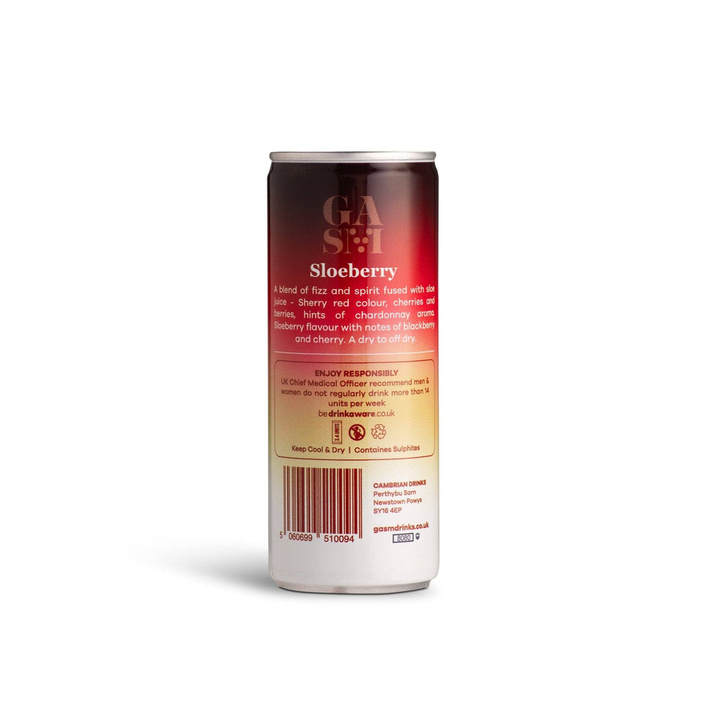 Gasm Drinks Sloe berry, Gin-Infused, Fizz Cans 250ml